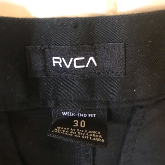 RVCA stretch shorts chino  20 in length new with tags - Picture 3 of 6
